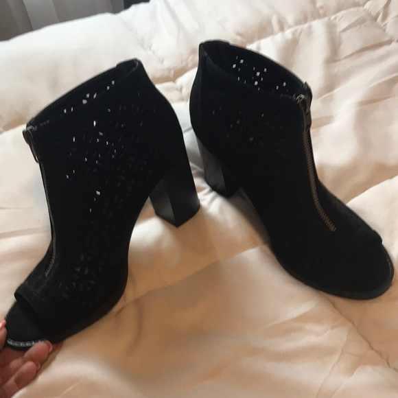 Peep toe booties - Picture 1 of 2